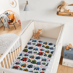 Customized Monster Truck Blanket - Personalized Name - Gift For boys, Truck Lovers