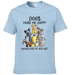 Dogs Make Me Happy - Personalized Clothes