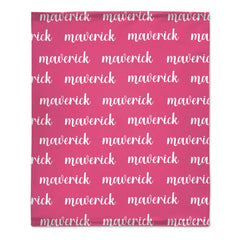 Personalized Name Custom Blanket for Baby, Kids, Youth Or Adult