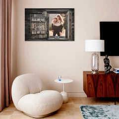 All Of Me Customized Wall Painting - Personalized Name and Year Canvas Poster - Wedding Gift For Couples, Wife/Husband