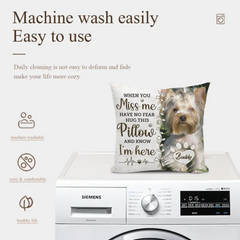 Customized Pet Lover Photo Pillows - Personalized Pet Photo And Name - Gift For Pets Lovers, Owners