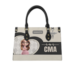 Nurse Basic Style Customized Tote Bag - Personalized Name And Cartoon - Gift For Nurses