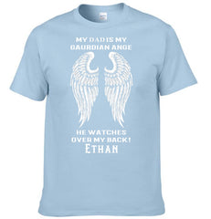 Angel Wings Memorial Dad Design Customized Clothing - Personalized Name - Memorial Gift For Family & Friends