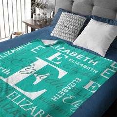 Customized Blanket | Multiple Colors Available - Personalized Name - Uniquely Special Gift